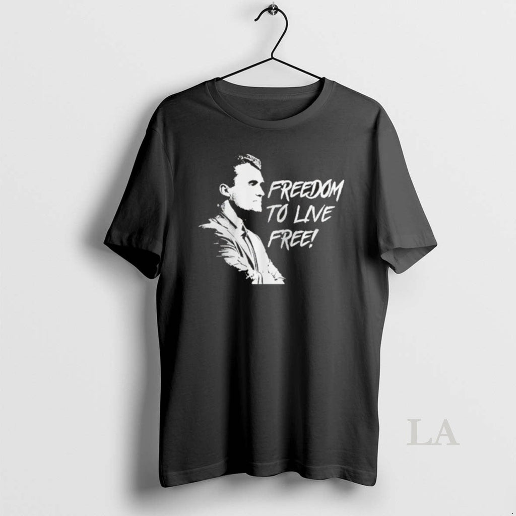 Original Valuetainmen Charlie Kirk Freedom To Live Free