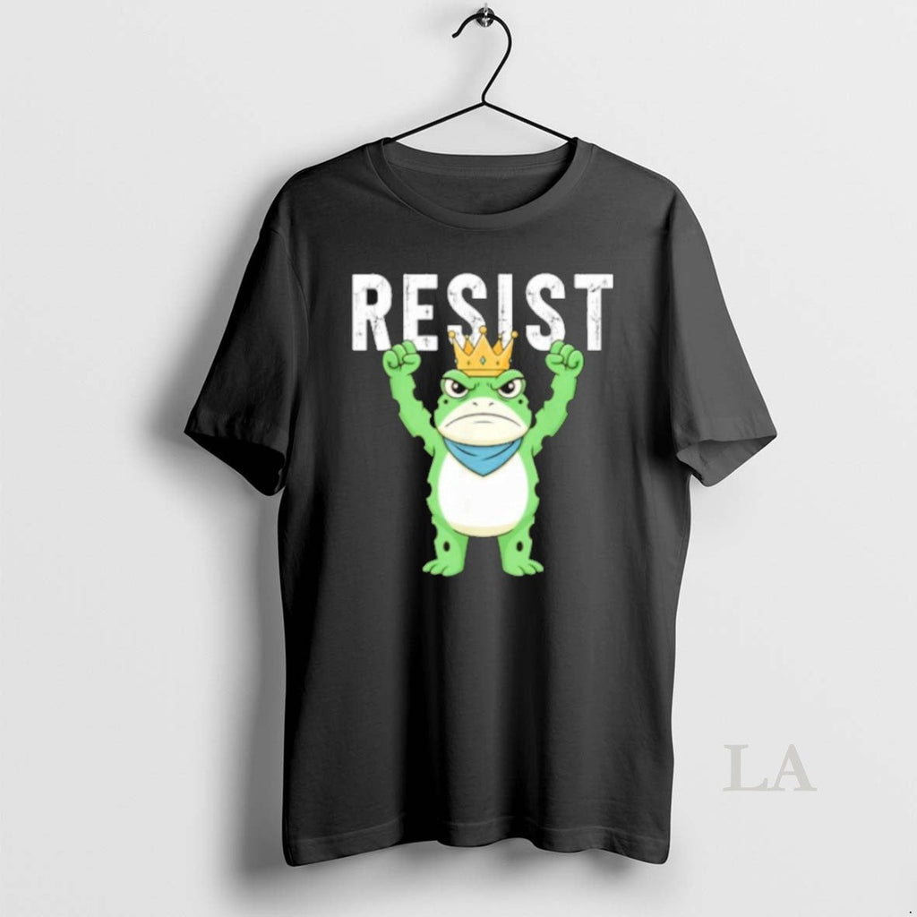 Original King Frog Resist Portland Frog Protest
