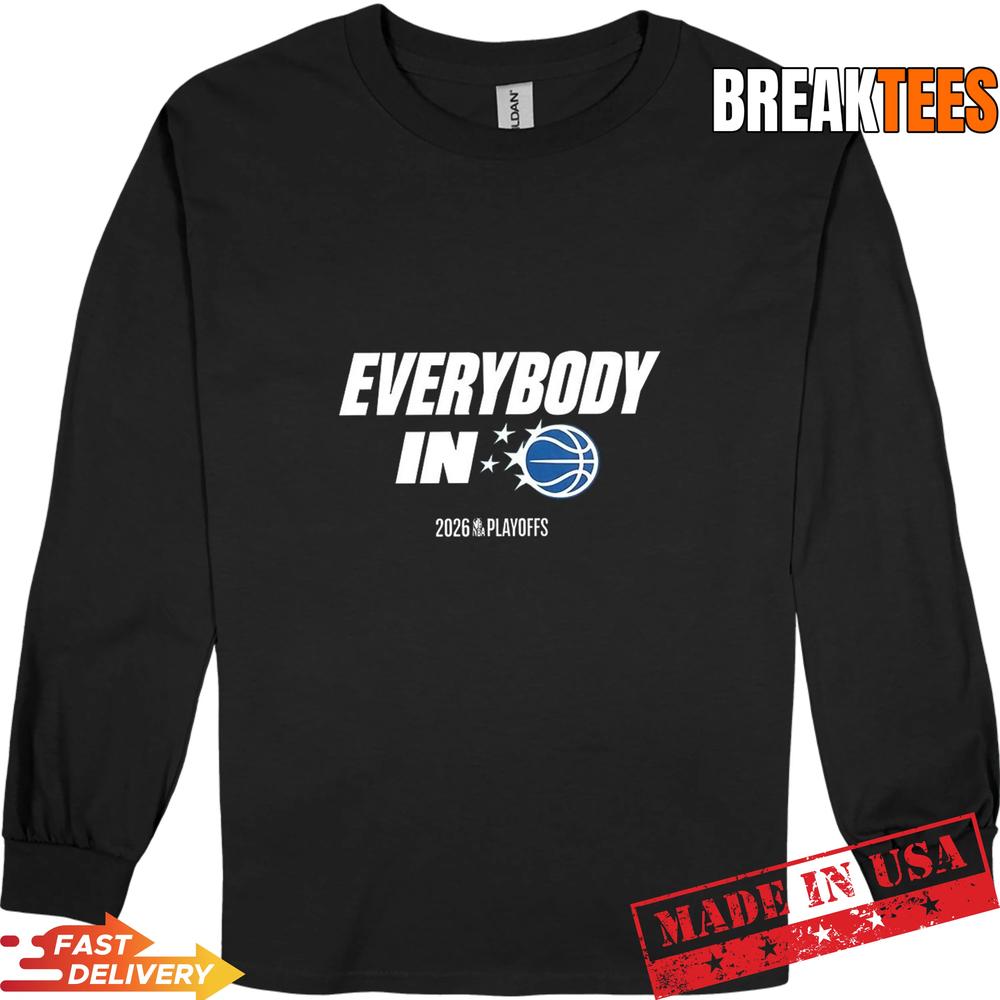 Orlando Magic Basketball Everybody in NBA Playoffs 2026 Nike logo T-Shirt