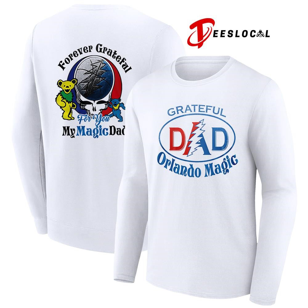 Orlando Magic x Grateful Dead Father Day forever Grateful logo shirt