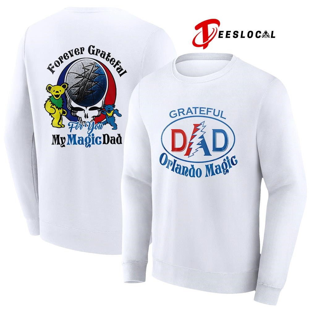 Orlando Magic x Grateful Dead Father Day forever Grateful logo shirt