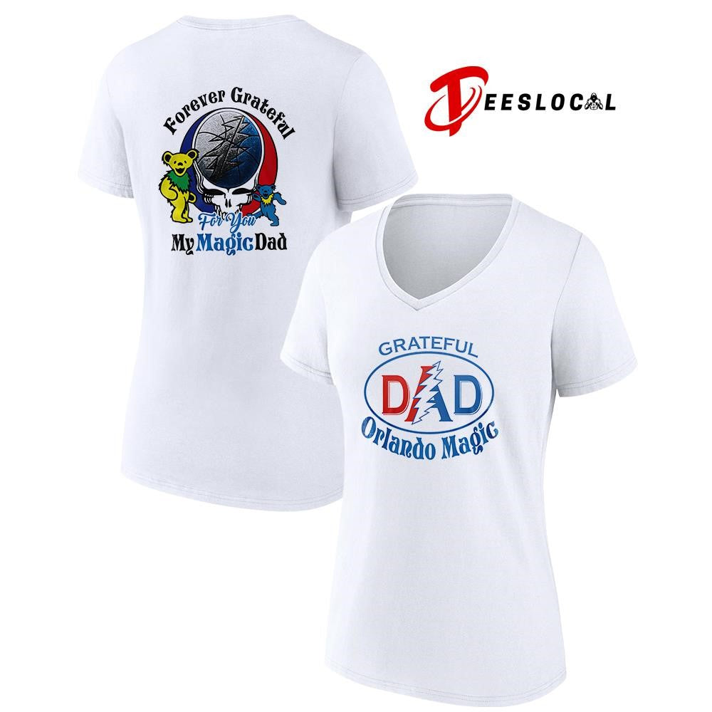 Orlando Magic x Grateful Dead Father Day forever Grateful logo shirt