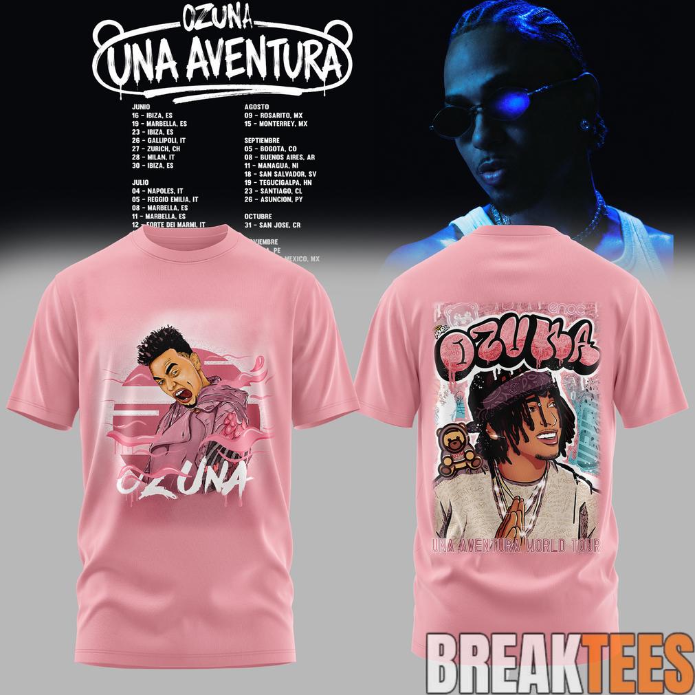 Ozuna Una Aventura World Tour Limited Edition 3D T-Shirt