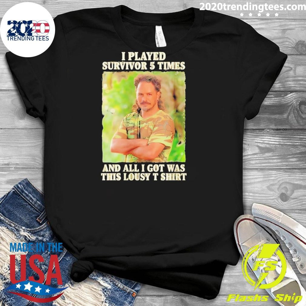 Ozzy Lusth I Played Survivor 5 Times And All I Got Was This Lousy Shirt