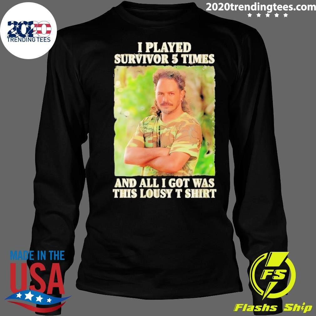 Ozzy Lusth I Played Survivor 5 Times And All I Got Was This Lousy Shirt