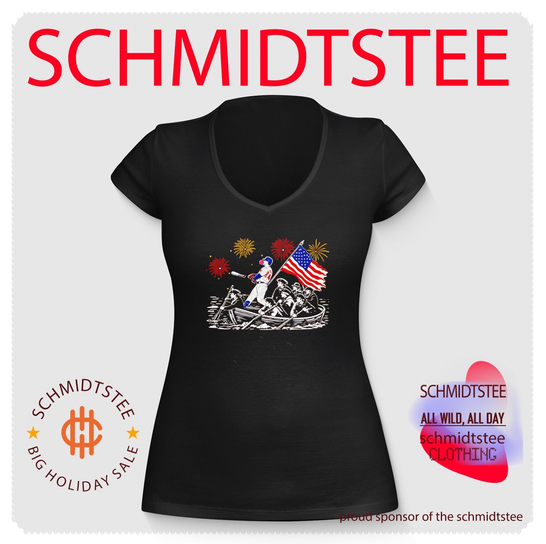 PCA Cubs Crossing The Delaware 4th of July Shirt