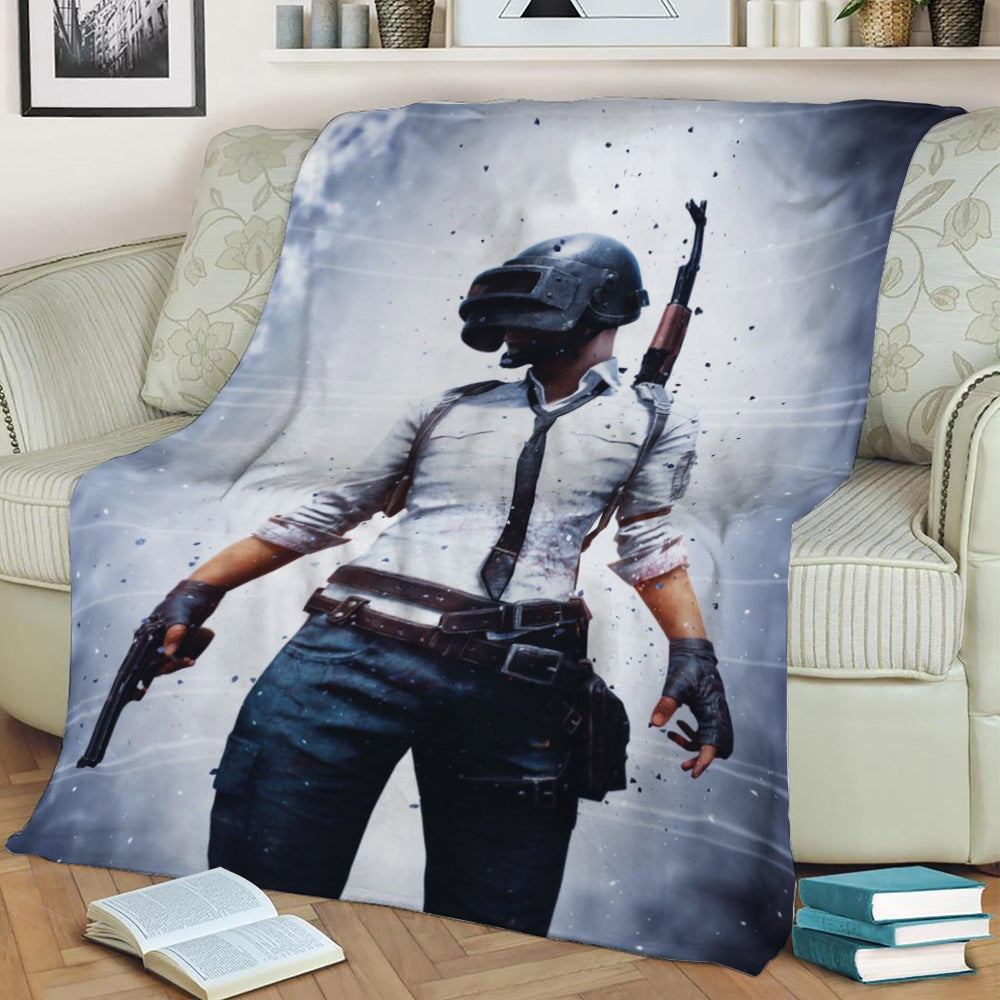 PUBG Fleece Throw Blanket
