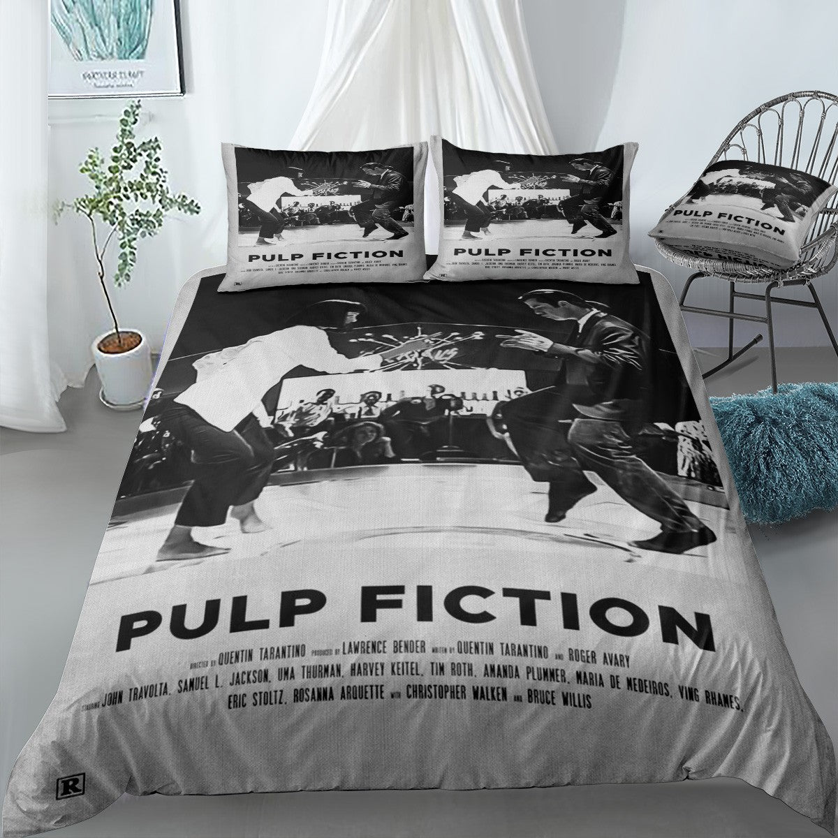 PULP FICTION Bedding Set (Duvet Cover & Pillow Shams)