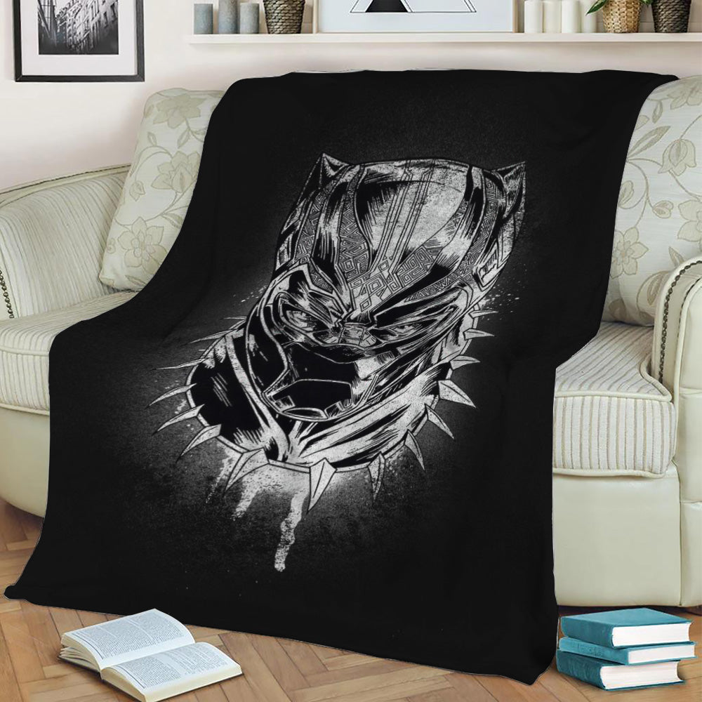 Panther’s Rage Fleece Throw Blanket