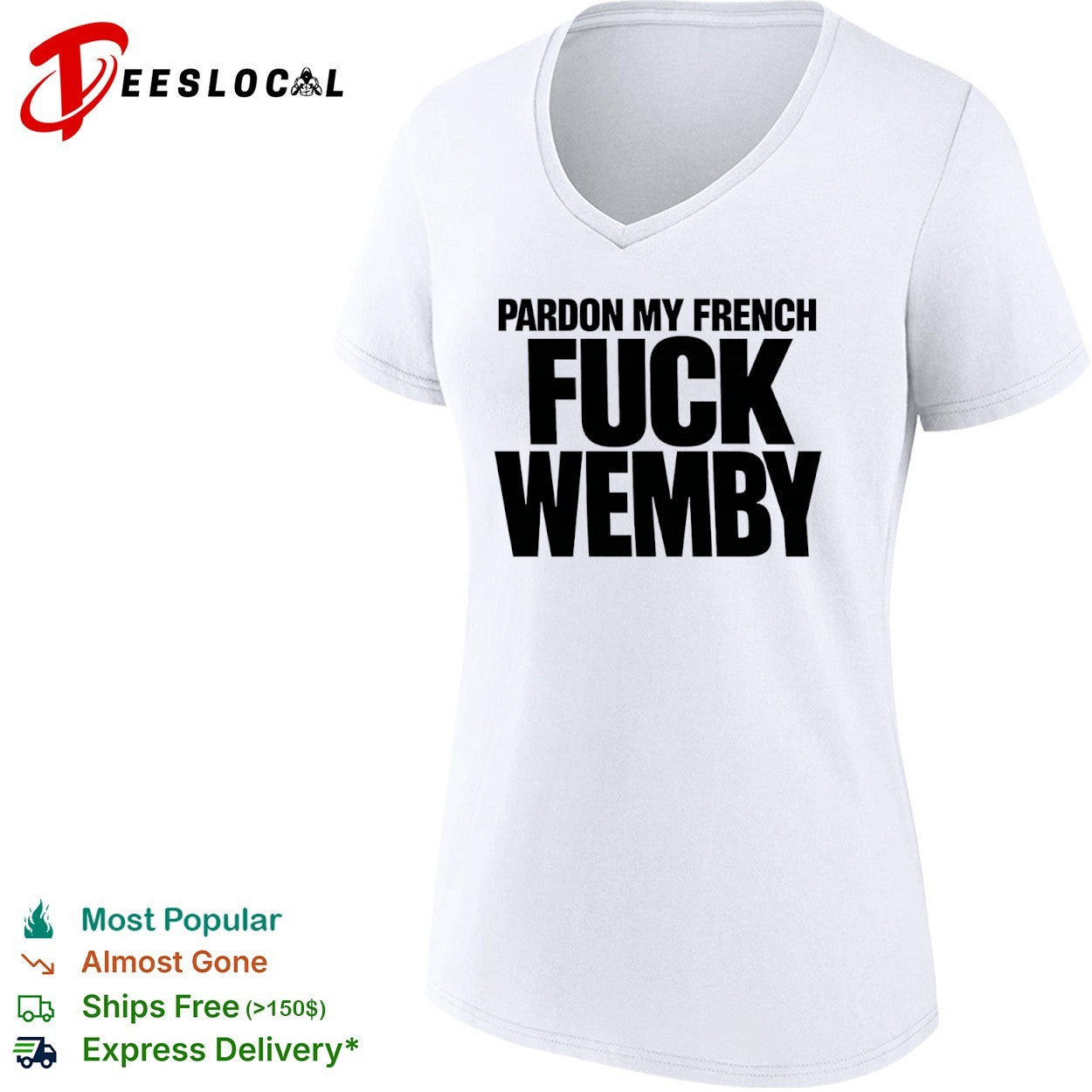 Pardon My French Fuck Victor Wembanyama San Antonio Spurs NBA shirt