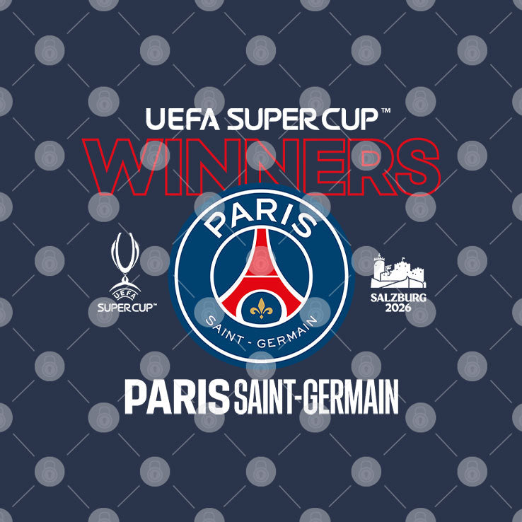 Paris Saint-Germain 2026 UEFA Super Cup Winners T Shirt