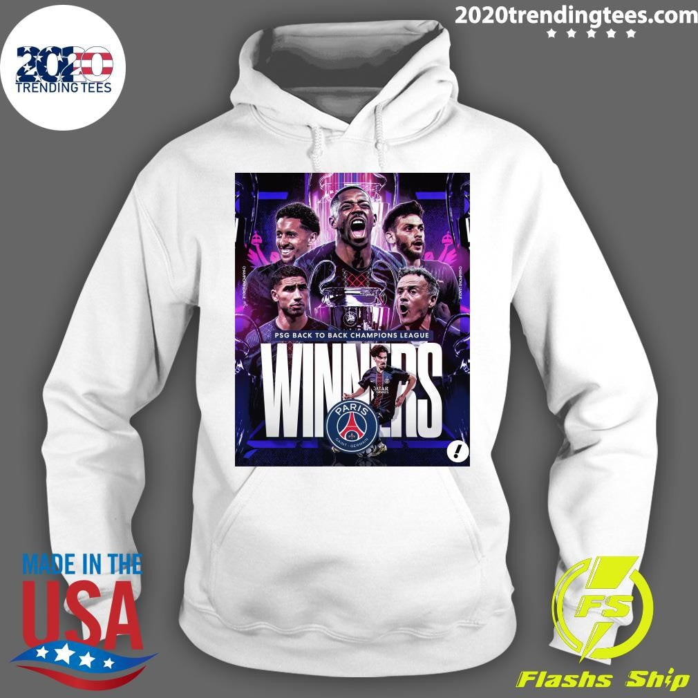 Paris Saint-Germain defeats Arsenal in a penalty shootout to win the UEFA Champions League Final Shirt