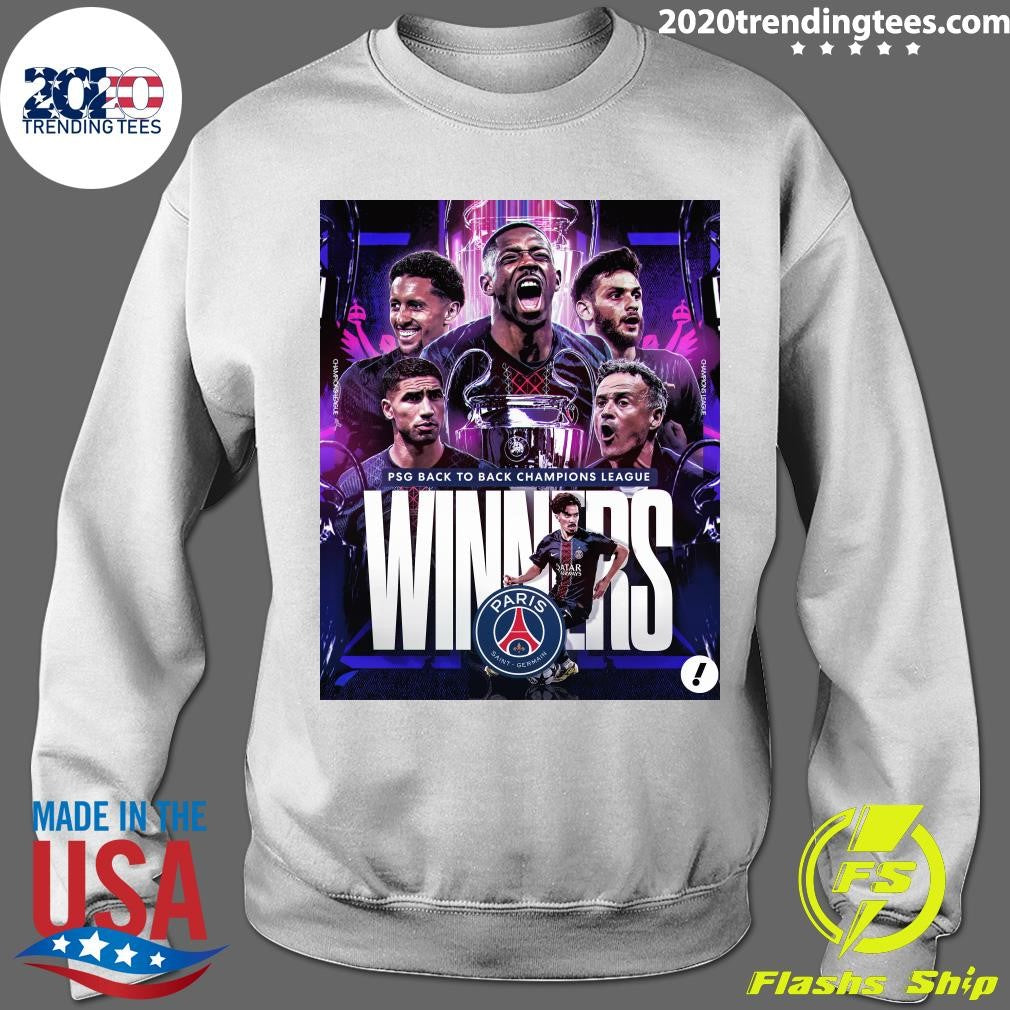 Paris Saint-Germain defeats Arsenal in a penalty shootout to win the UEFA Champions League Final Shirt