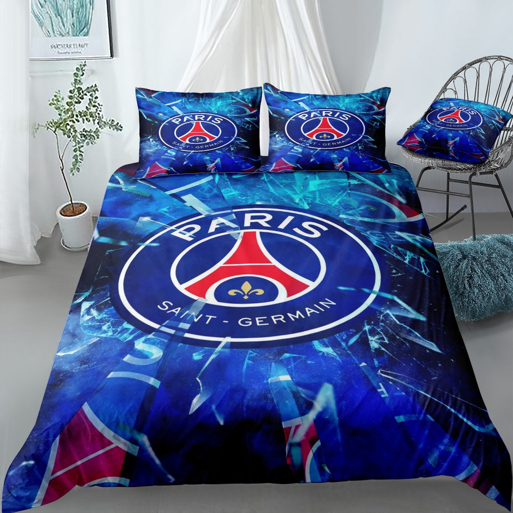 Paris Saint Germain FC Bedding Set (Duvet Cover & Pillow Shams)