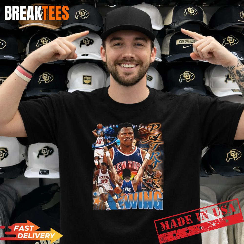 Ultimate Patrick Ewing New York Knicks Vintage Basketball Fan T-Shirt