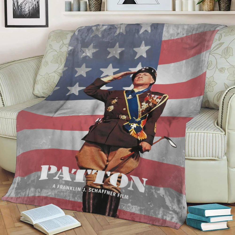 Patton Fleece Throw Blanket