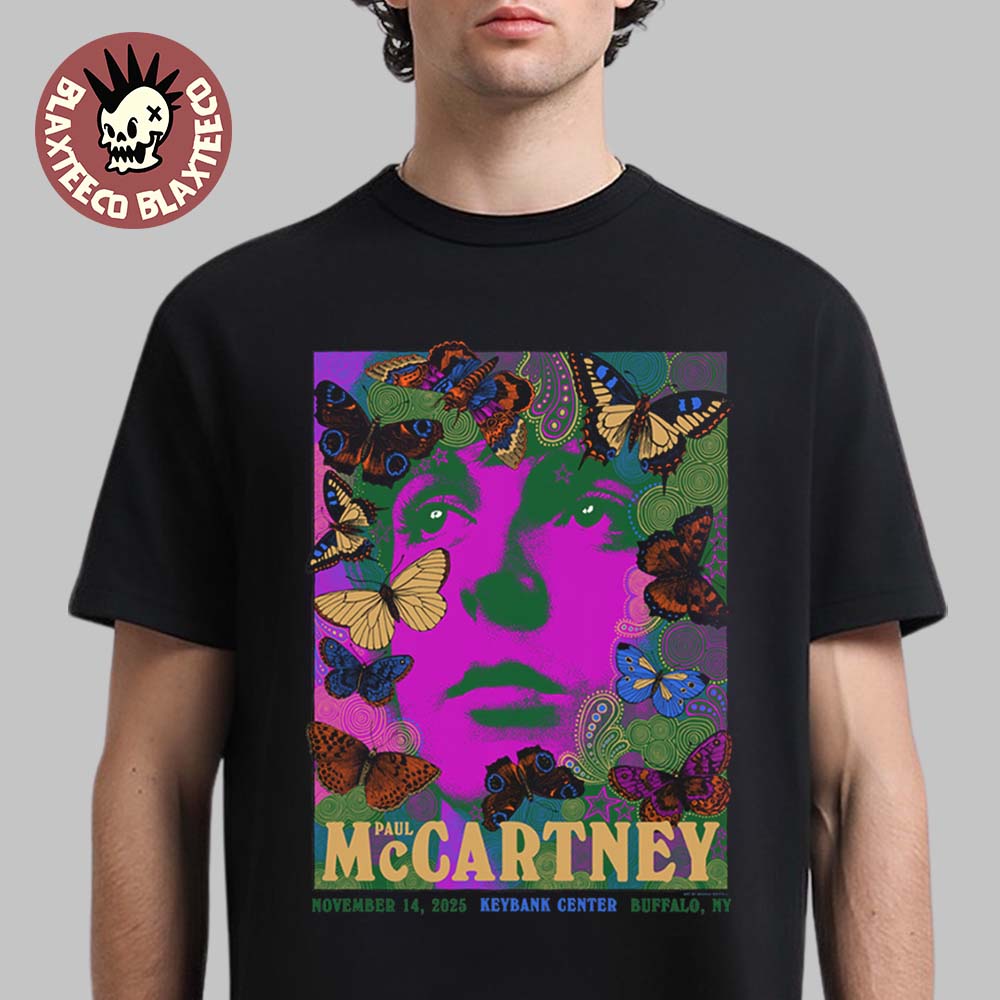 Paul McCartney Got Back 2025 Buffalo New York Event Tee At Keybank Center On November 14 2025 T-Shirt