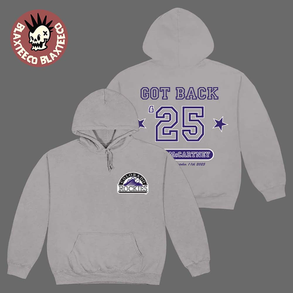 Paul McCartney x Colorado Rockies Got Back 2025 Denver Colorado On October 11 2025 Hoodie