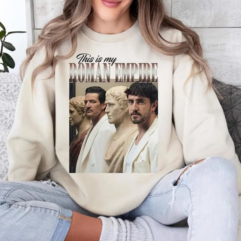 Paul Mescall Pedro Pascall Gladiatoor 2 Shirt Roman Empire Shirt Y2k 90s Retro Movies Fans T-Shirts