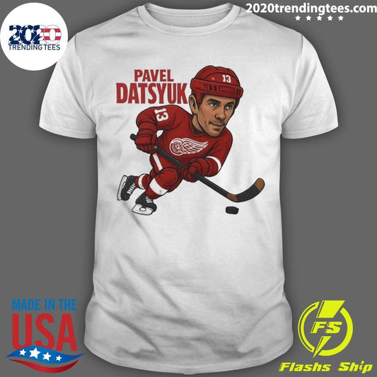 Pavel Datsyuk Detroit Red Wings Hockey Player Caricature Shirt