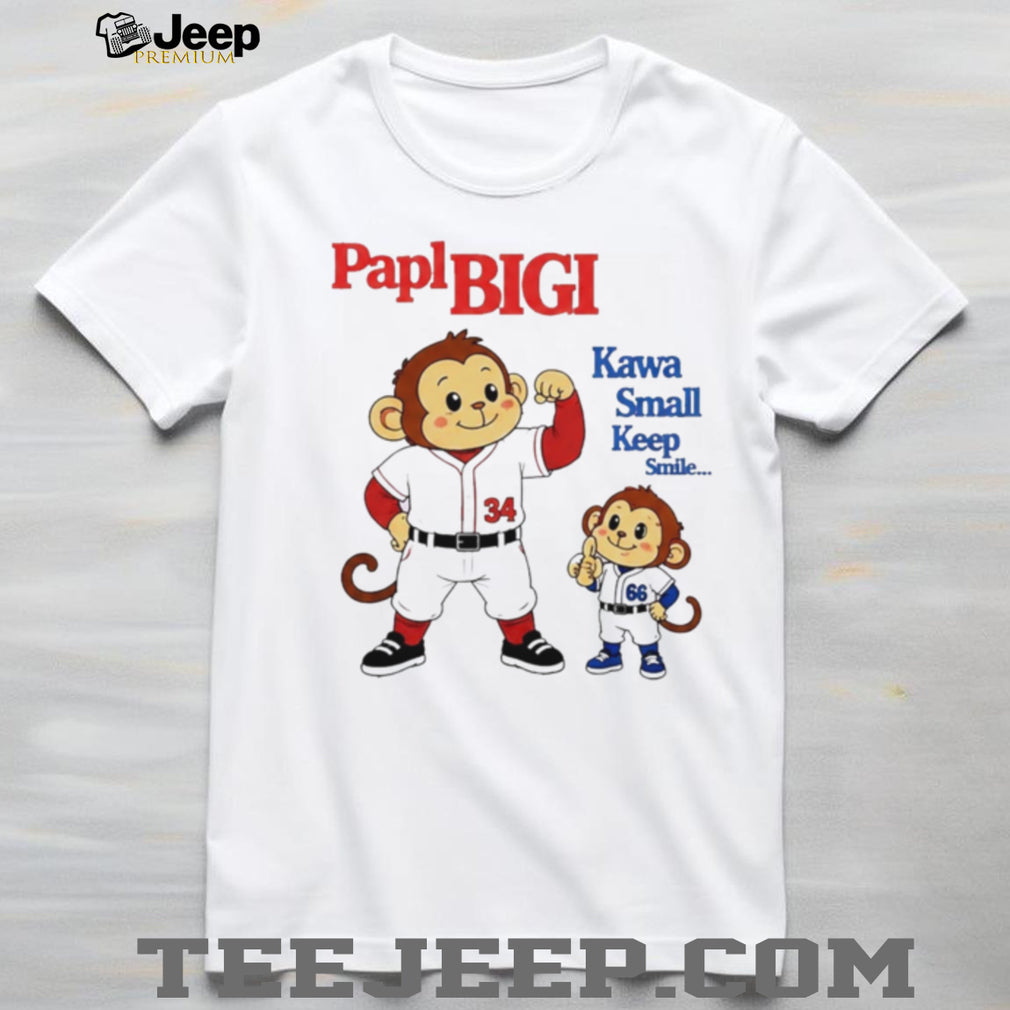 Munenori Kawasaki Papi Big Kawa Small Keep Smile Shirt