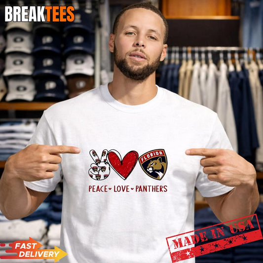 Peace Love Florida Panthers NHL Shirt