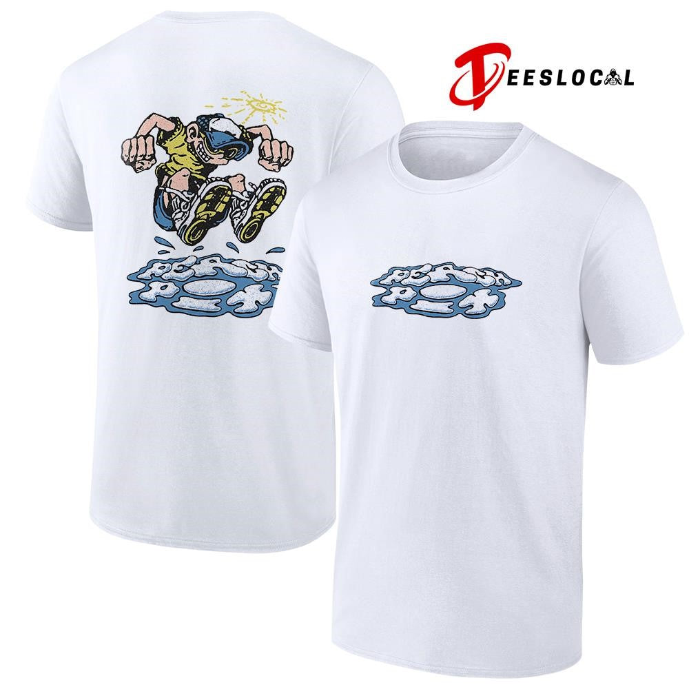 Peach Pit puddle stomper cartoon vintage shirt