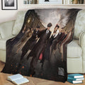 Peaky Blinders Key Art Fleece Throw Blanket