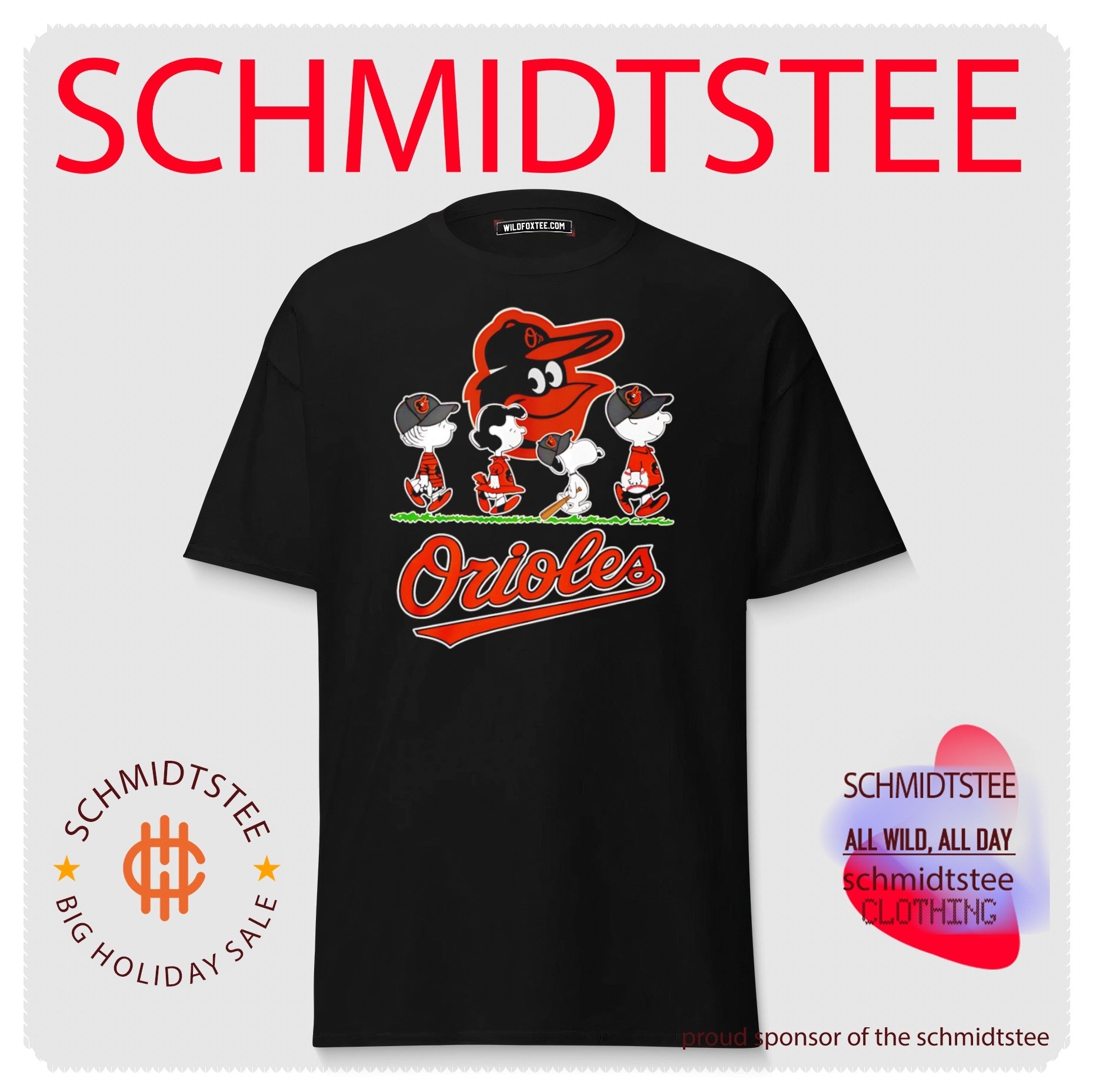 Peanuts characters Baltimore Orioles Snoopy abbey road shirt