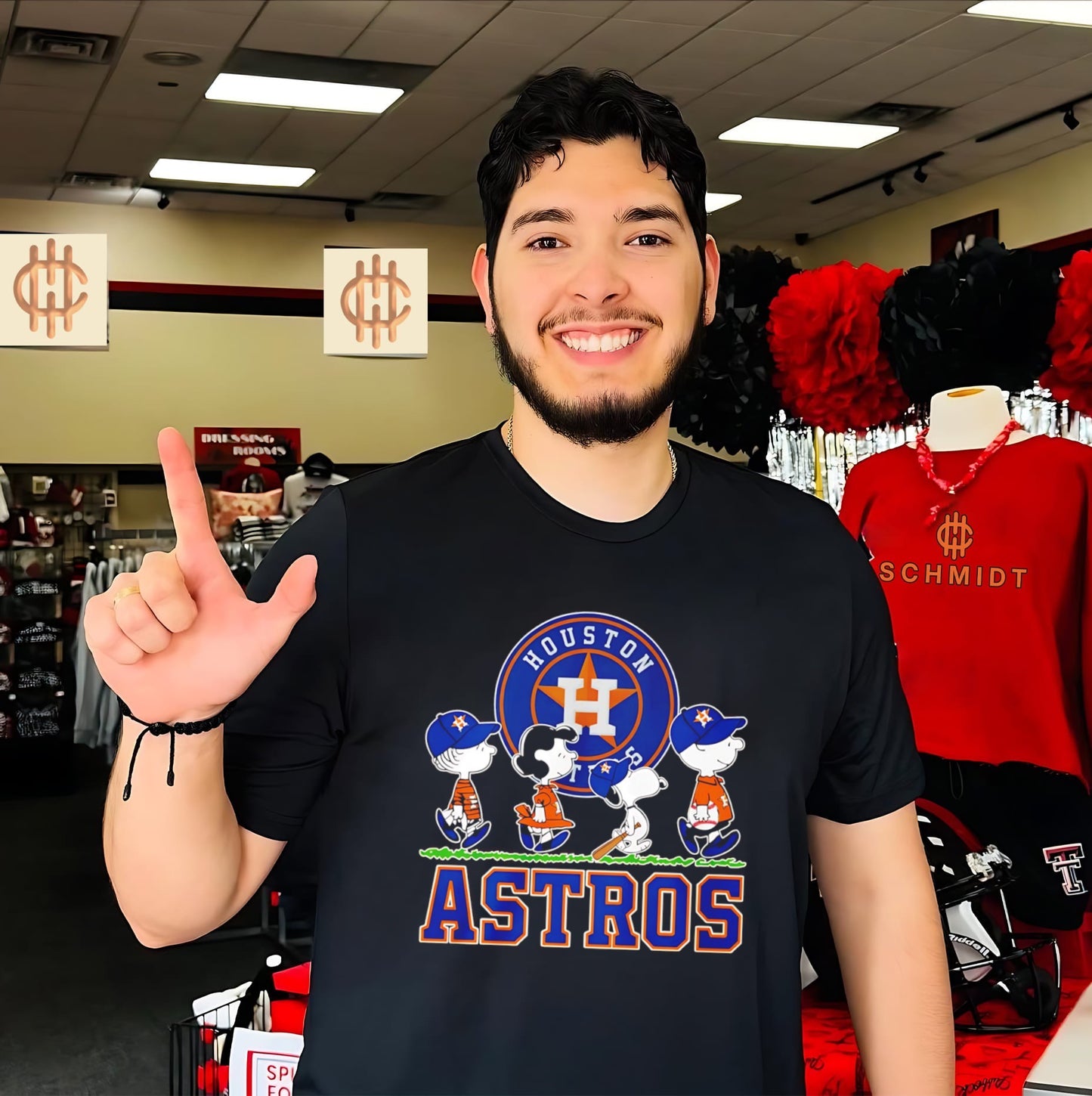 Peanuts characters Houston Astros Snoopy abbey road shirt