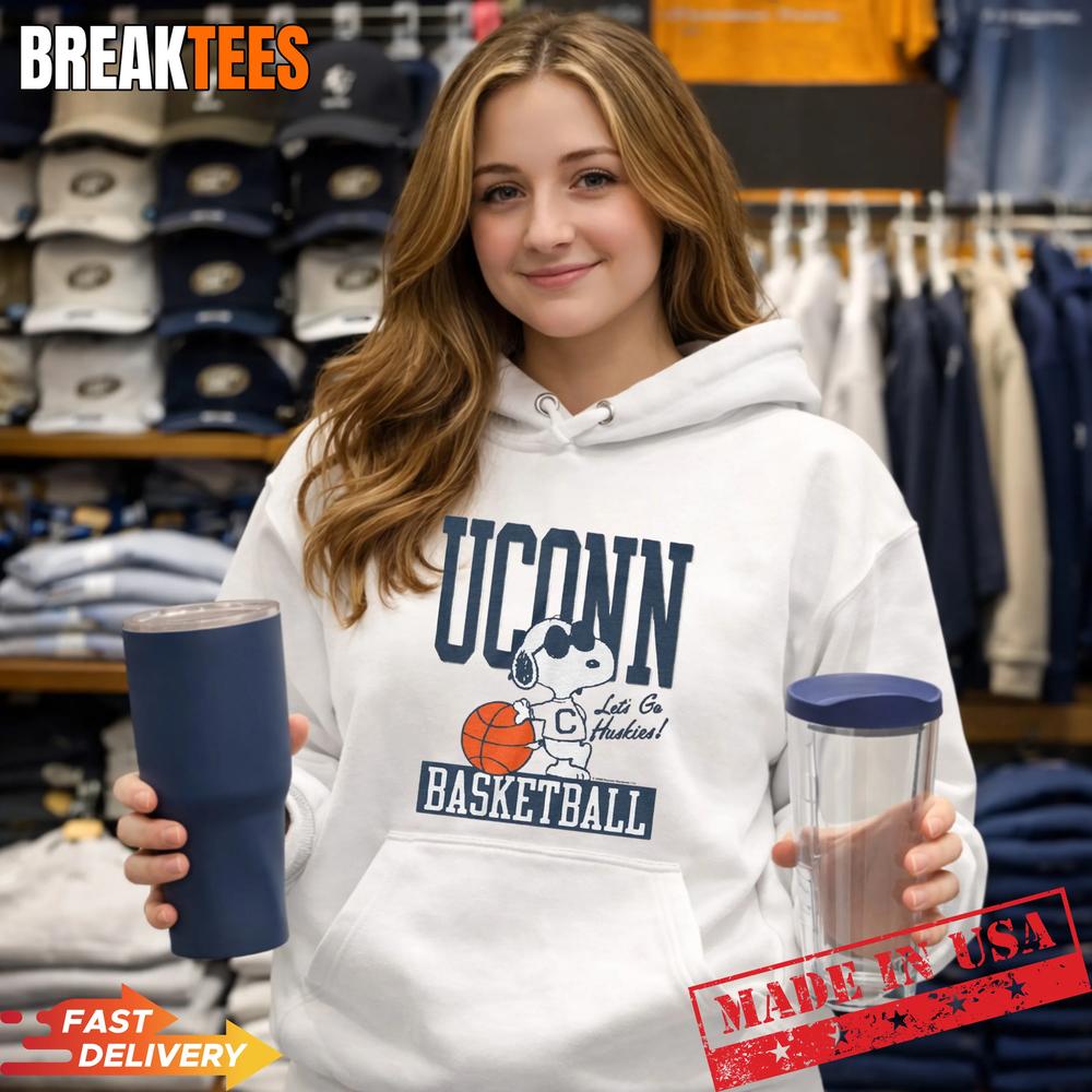 Peanuts x UConn Snoopy Basketball Shirt