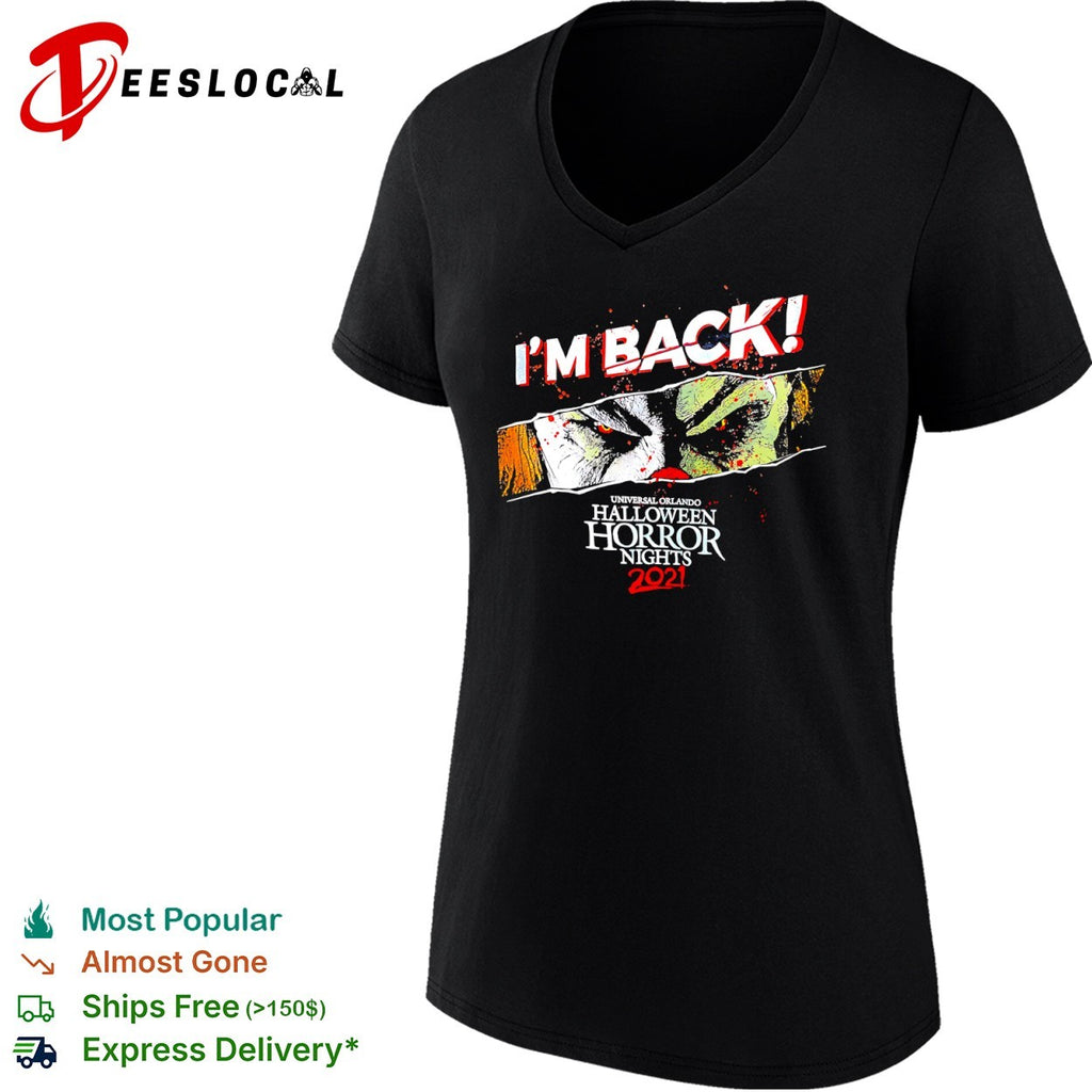 Pennywise IT I am back Universal Orlando Halloween Horror Nights 2021 shirt