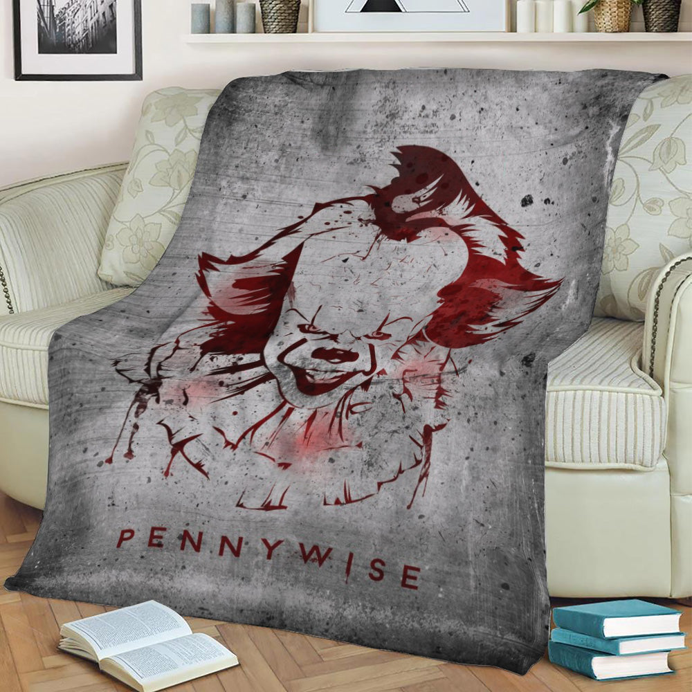 Pennywise 2017 Fleece Throw Blanket