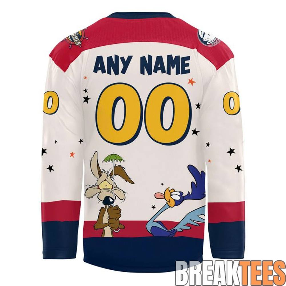 Peoria Rivermen x Looney Tunes Hockey Jersey