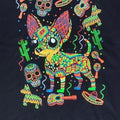 Perrito PiñAta Colorful Skulls Cactus Short Sleeve Casual Menswear Top Sleeves Tropical Man Streetwear Summer T-Shirts