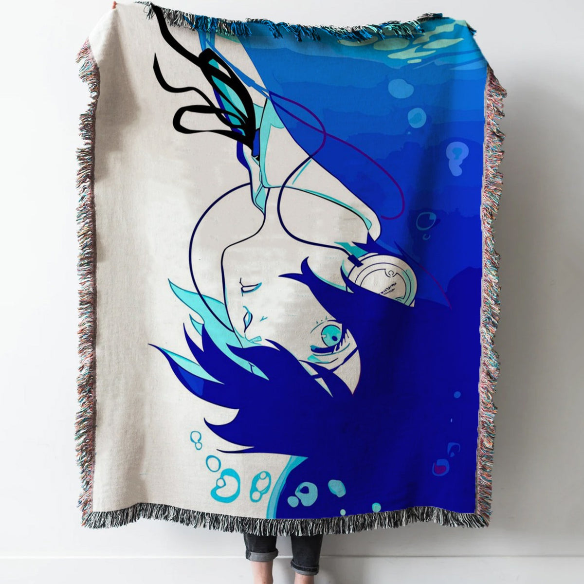 Persona 3 Reloaded Woven Tapestry Throw Blanket with Fringe