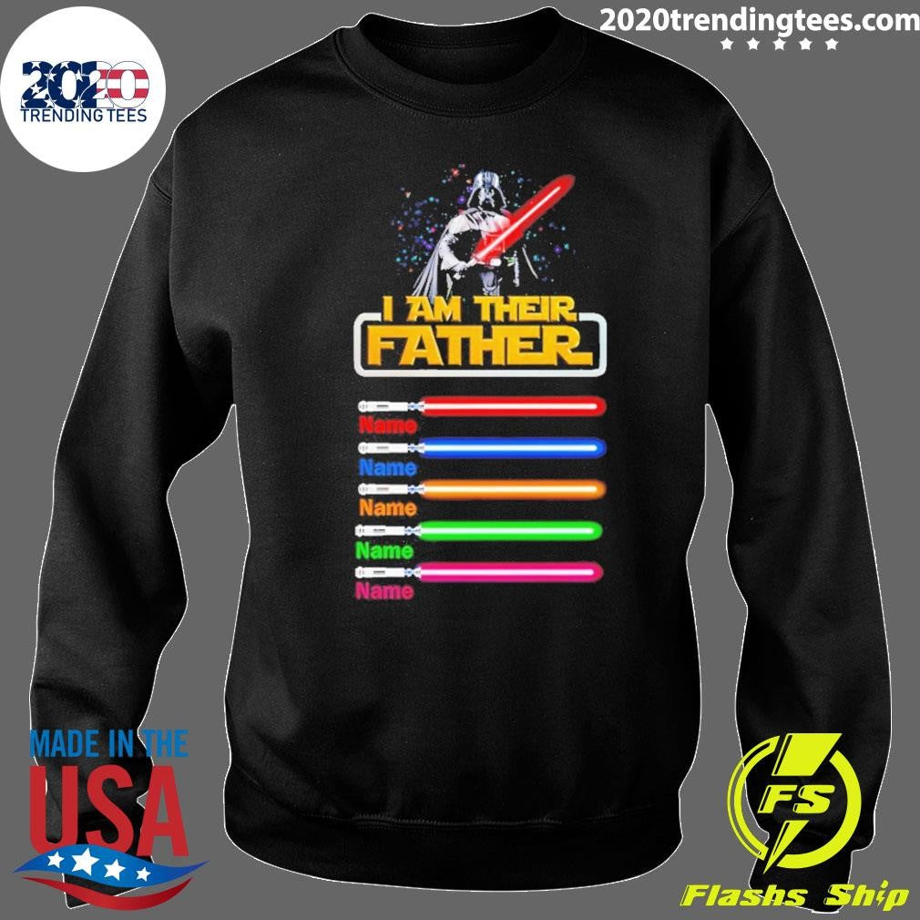 Personalized I Am Their Father Father’s Day Star Wars Shirt