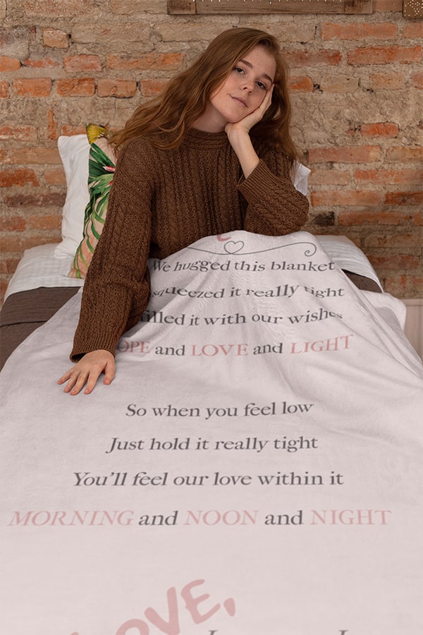 Personalized Mother’s Day Fleece Blanket