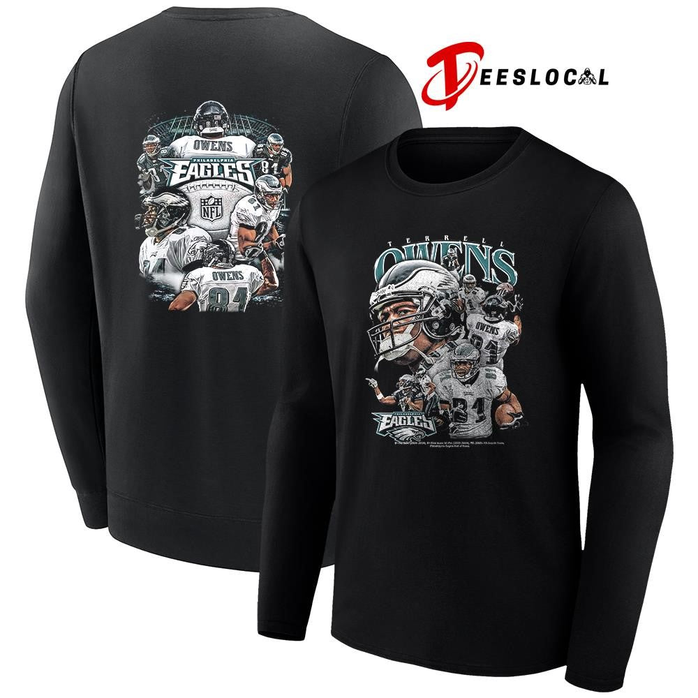 Philadelphia Eagles Terrell Owens graphic vintage shirt