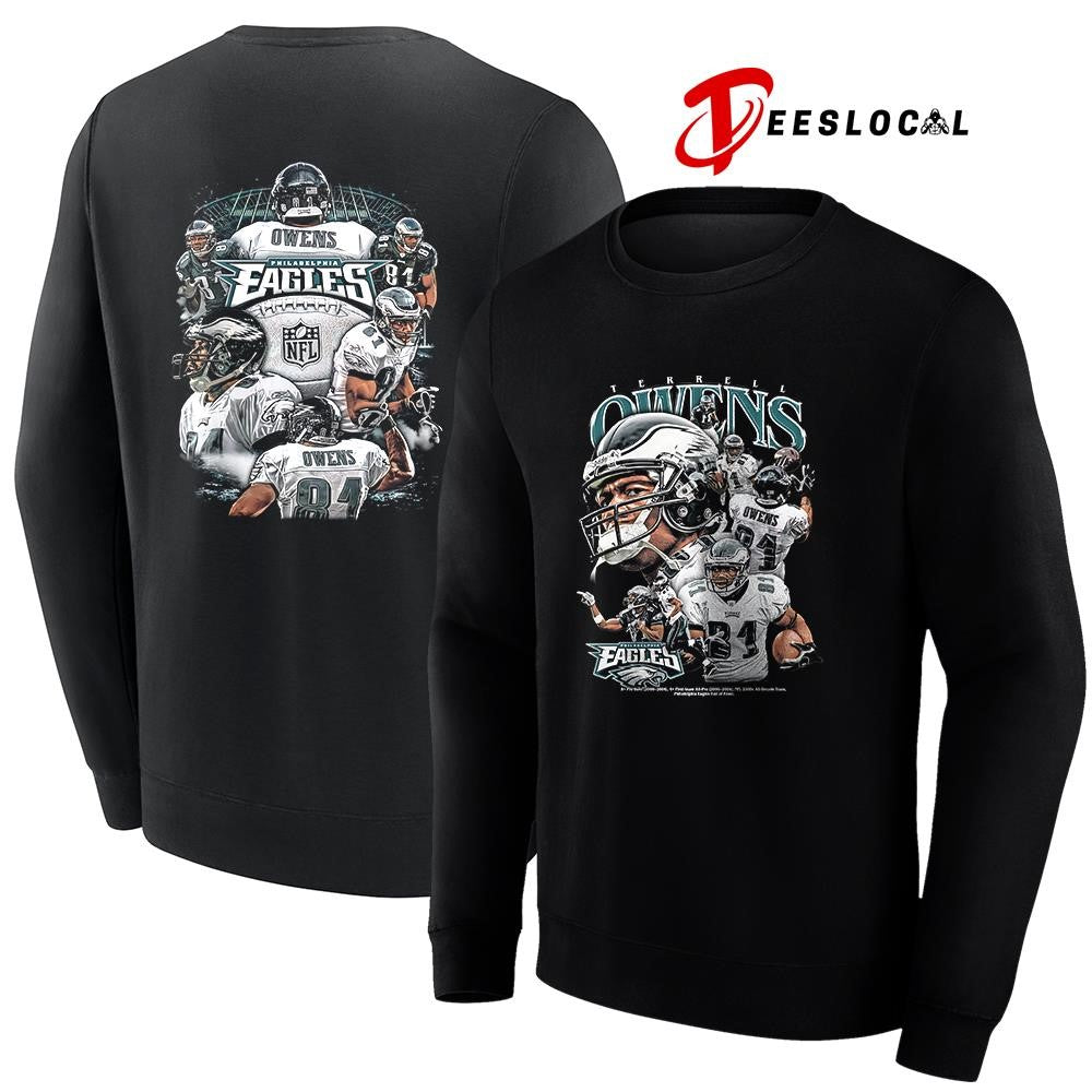 Philadelphia Eagles Terrell Owens graphic vintage shirt