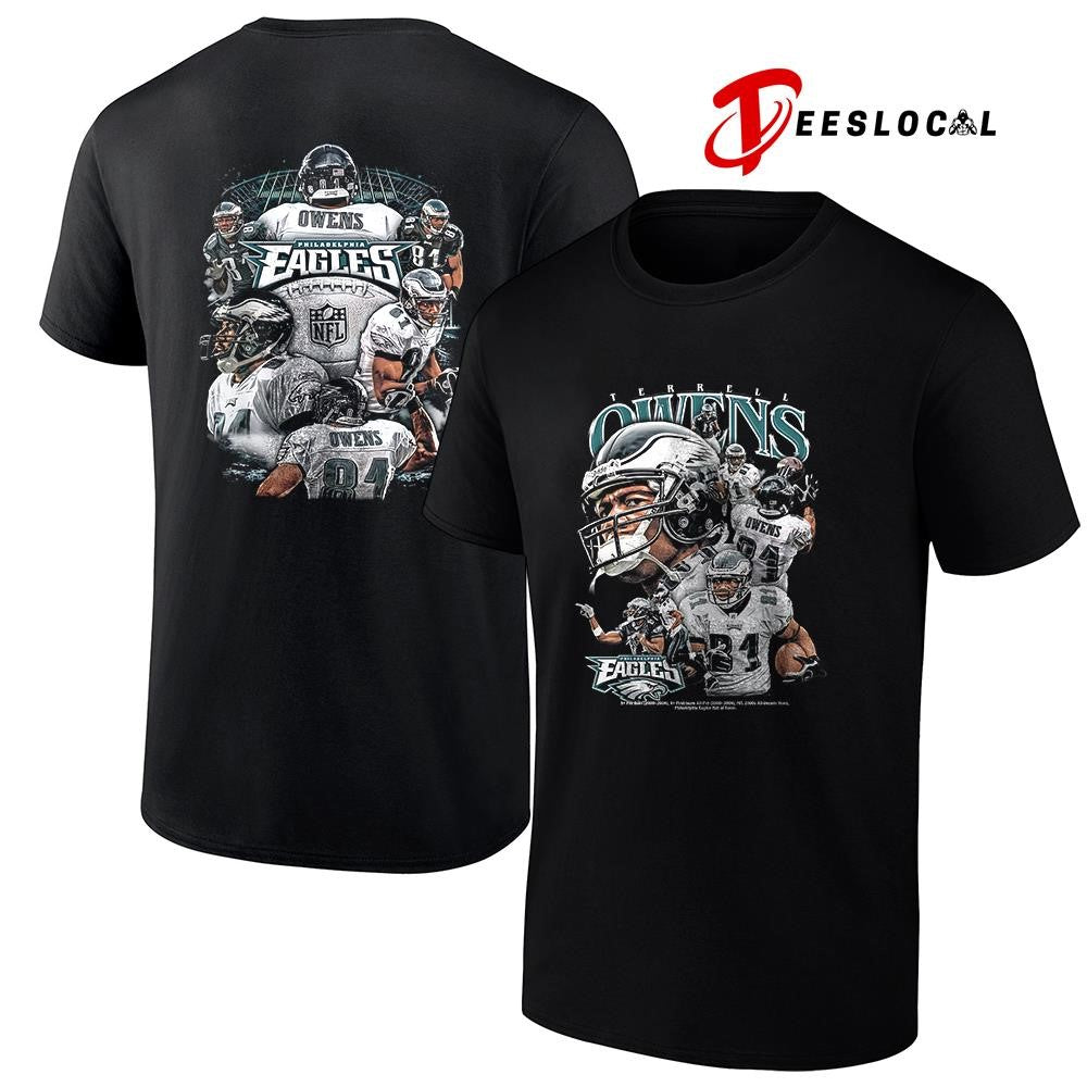 Philadelphia Eagles Terrell Owens graphic vintage shirt
