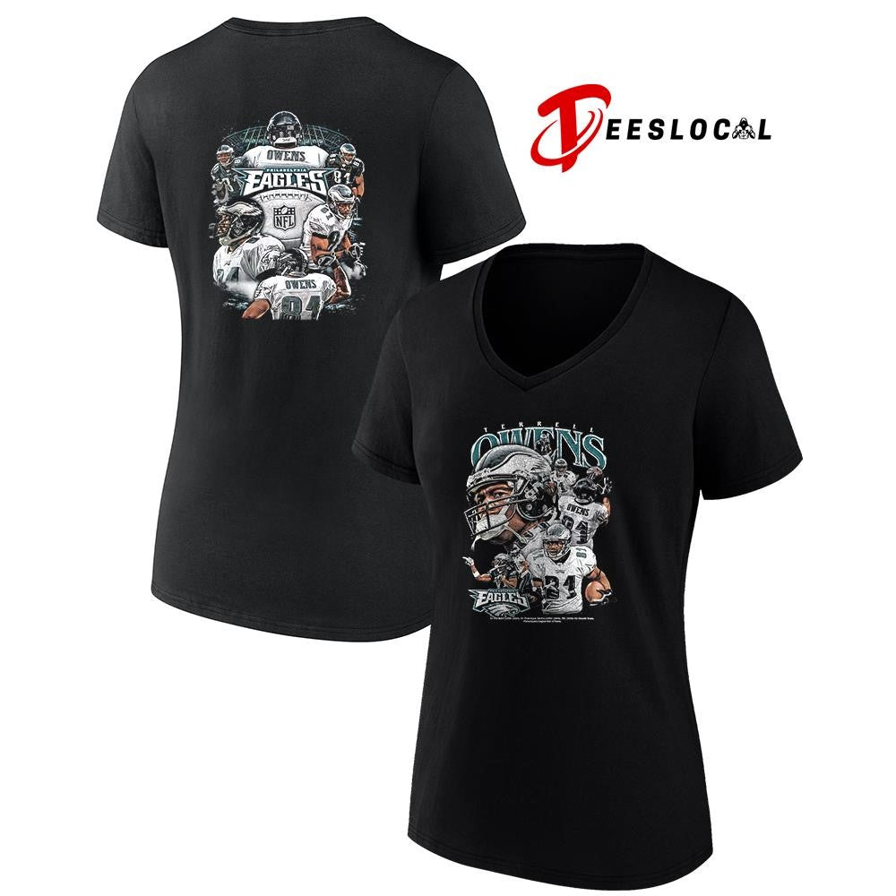 Philadelphia Eagles Terrell Owens graphic vintage shirt
