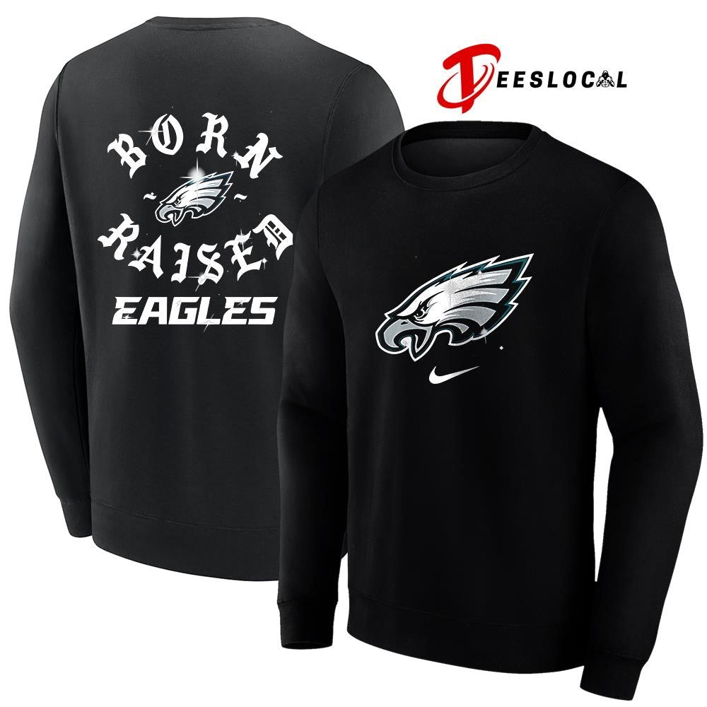 Philadelphia Eagles x Born and Raised logo shirt