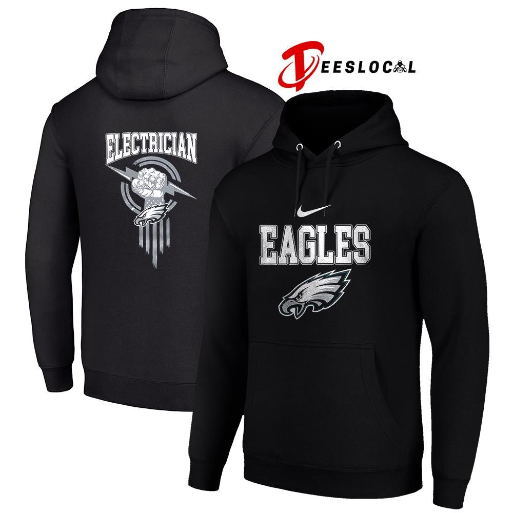 Philadelphia Eagles x Electrician logo shirt