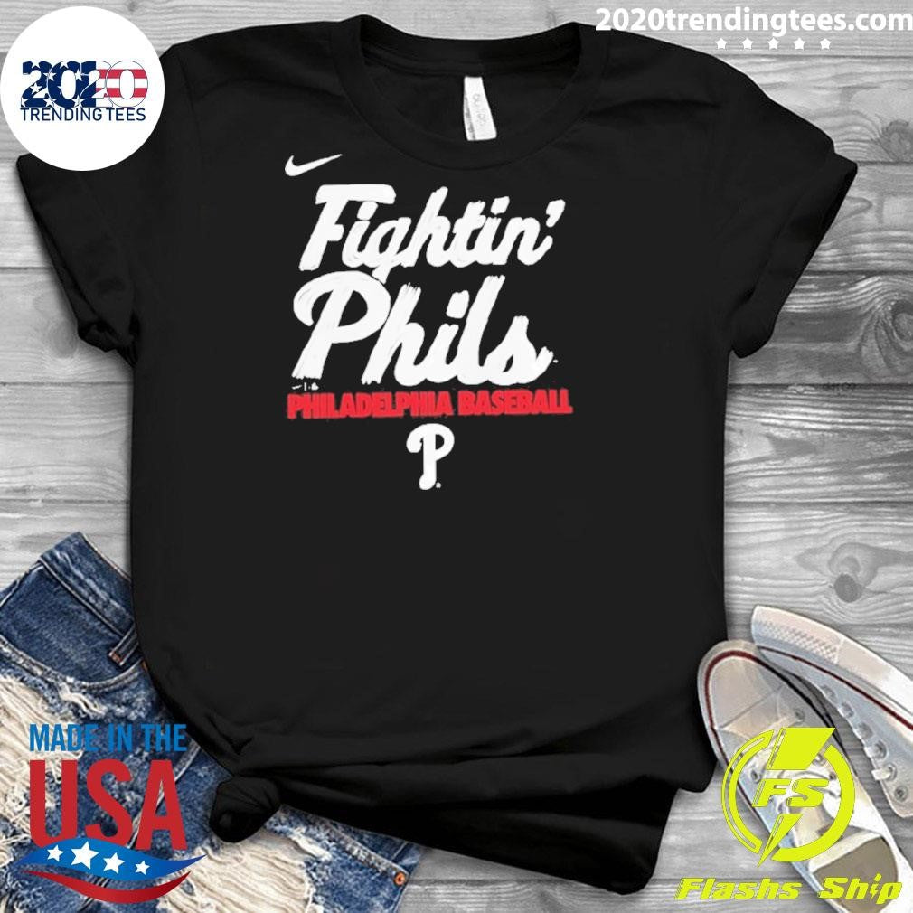 Philadelphia Phillies Nike Fightin’ Phils City Connect Handwriting Club Shirt
