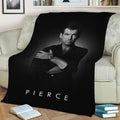 Pierce Brosnan Fleece Throw Blanket