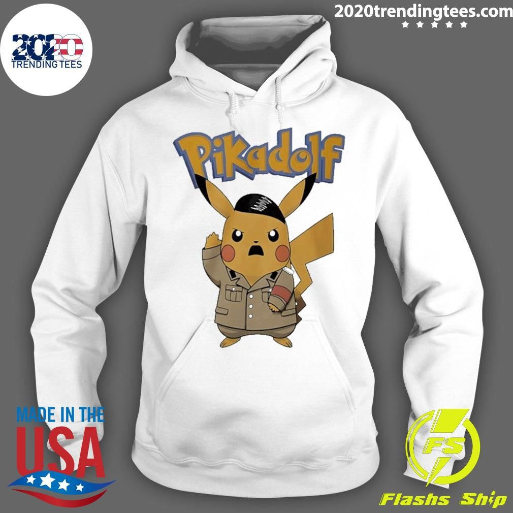 Pikadolf Pokemon Pikachu Adolf Hitler Parody Shirt