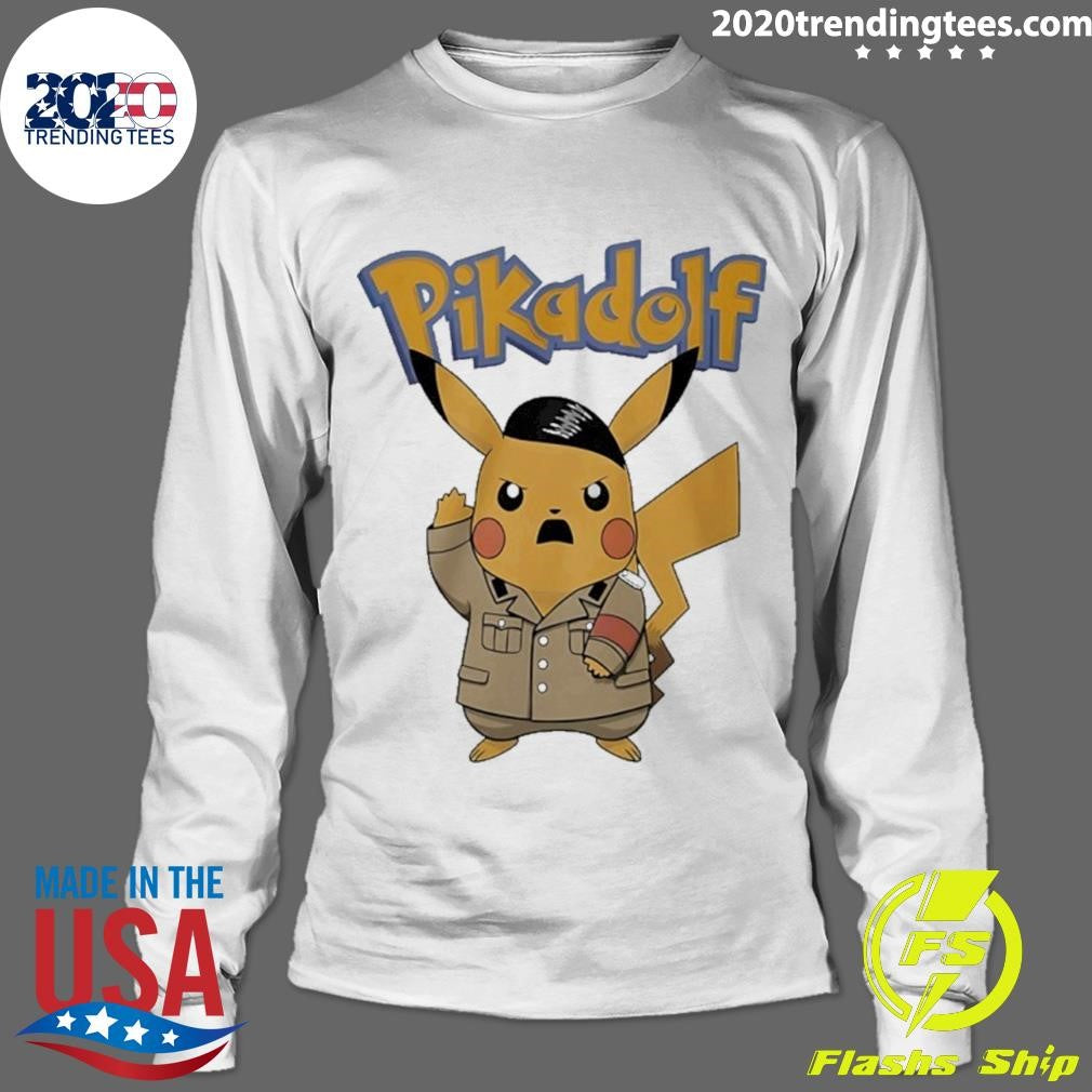 Pikadolf Pokemon Pikachu Adolf Hitler Parody Shirt