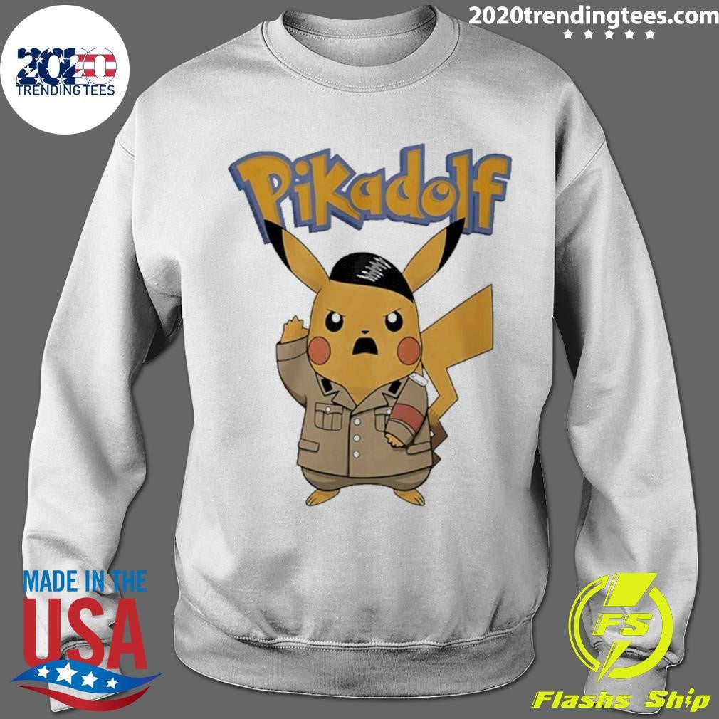 Pikadolf Pokemon Pikachu Adolf Hitler Parody Shirt