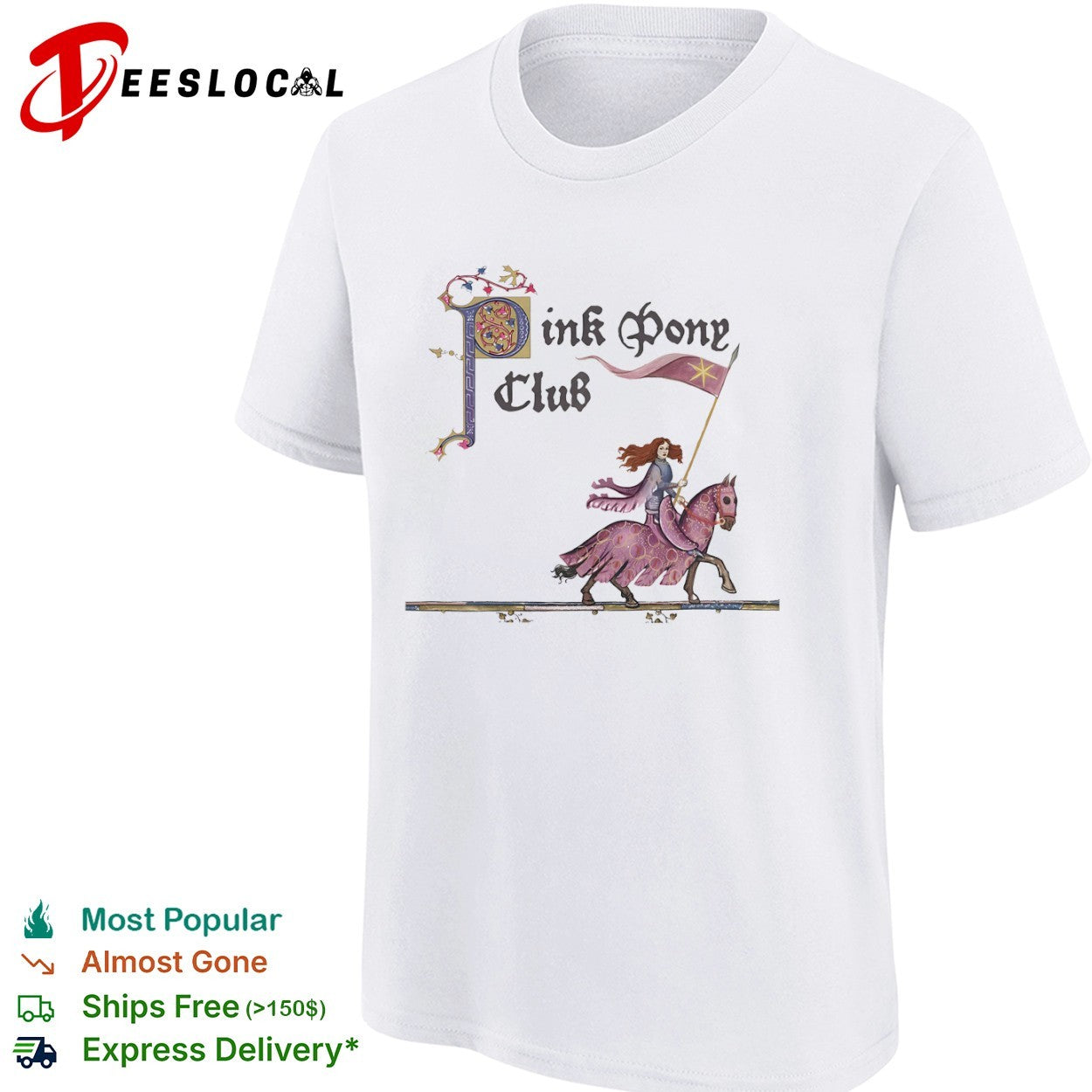 Pink Pony Club Chappell Roan medieval knight shirt